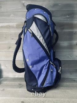 Titleist Cart 14 Way Cart Bag Golf Bag Blue Titleist With Rain Cover