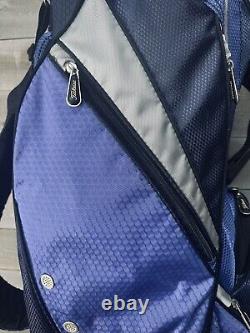 Titleist Cart 14 Way Cart Bag Golf Bag Blue Titleist With Rain Cover