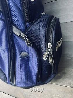 Titleist Cart 14 Way Cart Bag Golf Bag Blue Titleist With Rain Cover