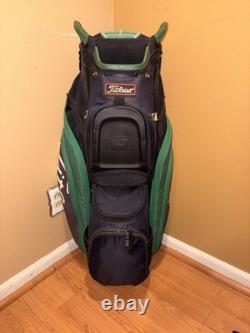 Titleist Cart 15 Golf Bag Nylon Polyester 15-Way Divider Multiple Pockets
