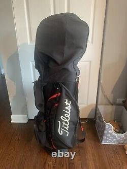 Titleist Cart 15 Golf Cart Bag NEW Black Black Red