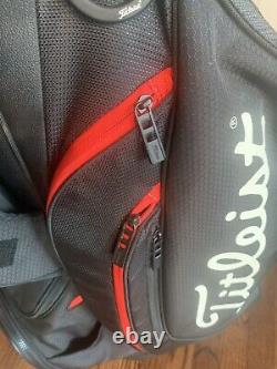 Titleist Cart 15 Golf Cart Bag NEW Black Black Red