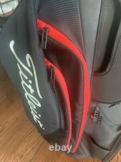 Titleist Cart 15 Golf Cart Bag NEW Black Black Red