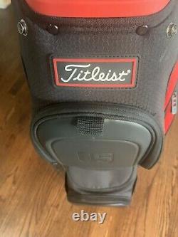 Titleist Cart 15 Golf Cart Bag NEW Black Black Red