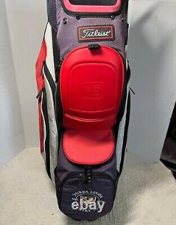 Titleist Cart 15 Golf Club Bag Red White & Blue Carrying Case Storage