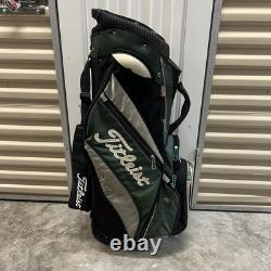 Titleist Cart Bag 14 Way Dividers With Putter Well Golf Bag Green/black/gray