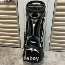 Titleist Cart Bag 14 Way Dividers With Putter Well Golf Bag Green/black/gray