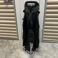 Titleist Cart Bag 14 Way Dividers With Putter Well Golf Bag Green/black/gray