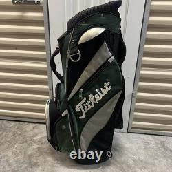 Titleist Cart Bag 14 Way Dividers With Putter Well Golf Bag Green/black/gray