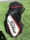 Titleist Cart Golf Bag 6 Way Dividers Black Red White
