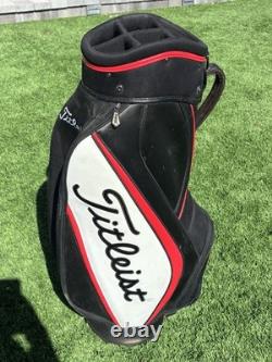 Titleist Cart Golf Bag 6 Way Dividers Black Red White
