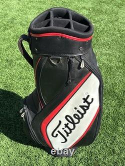 Titleist Cart Golf Bag 6 Way Dividers Black Red White