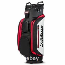 Titleist Cart/Trolley Bag, Deluxe CB Club 14, Black/White/Red, NEW
