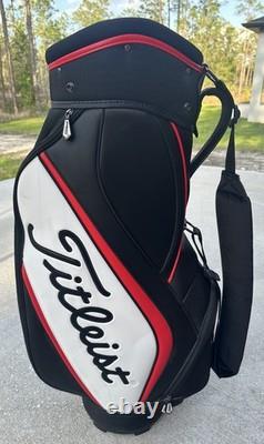 Titleist Golf 6-Way Cart Bag with Rain Cover. Very nice pre-owned conditions