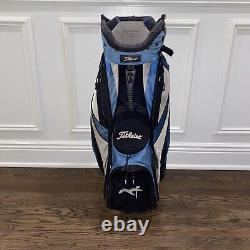 Titleist Golf Cart Bag! 10 Pockets, 14 Dividers! WithRain Cover