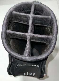 Titleist Golf Cart Bag Black Red White Broken Zipper