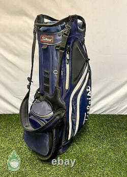 Titleist Golf Cart/Carry Stand Bag Hybrid 14-Way Divided Blue With Dual Straps