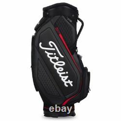 Titleist Jet Black Mid-Size Tour Staff Cart Bag NEW! 2020 LIMITED STOCK