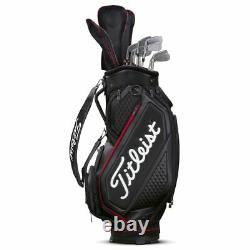 Titleist Jet Black Mid-Size Tour Staff Cart Bag NEW! 2020 LIMITED STOCK