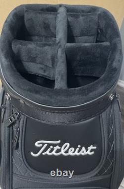 Titleist Midsize Golf Bag Jet Black Red