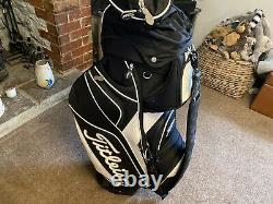 Titleist Reverse Black & White Cart Bag 14 way Divider