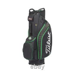 Titleist Shamrock Cart 14 Golf Bag NEW 2022 Black Green TB22CT6S-03