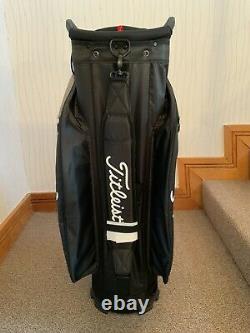 Titleist StaDry 14 Cart Bag Black, Black And Red New