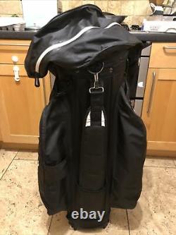 Titleist StaDry Waterproof 14-Way Golf Cart Bag, Black, Rainhood, Very Good, 2.5kg