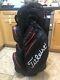 Titleist Stadry Waterproof 14-way Golf Cart Bag, Black / Red, Decent Condition