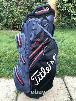 Titleist StaDry Waterproof 14-Way Golf Cart Bag / Rainhood / Decent condition