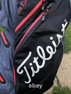 Titleist StaDry Waterproof 14-Way Golf Cart Bag / Rainhood / Decent condition