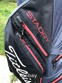 Titleist StaDry Waterproof 14-Way Golf Cart Bag / Rainhood / Decent condition