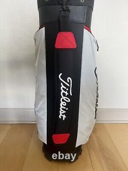 Titleist StaDry Waterproof 14-Way Golf Cart Bag, Rainhood & Strap-Mint Condition