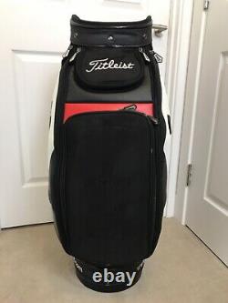 Titleist Staff Bag / Very Good Condition / Original Hood & Strap /