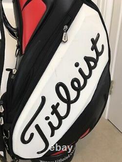 Titleist Staff Bag / Very Good Condition / Original Hood & Strap /