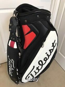 Titleist Staff Bag / Very Good Condition / Original Hood & Strap /