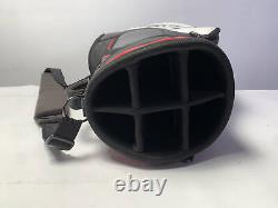 Titleist Staff Cart Bag Black/White 6-Way Divide Single Strap Golf Bag