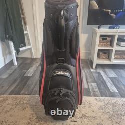 Titleist Tour Limited Edition Jet Black Premium Stadry Waterproof Golf Cart Bag Titleist Tour Limited Edition Jet Black Premium Stadry Waterproof Golf Cart Bag