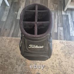 Titleist Tour Limited Edition Jet Black Premium Stadry Waterproof Golf Cart Bag Titleist Tour Limited Edition Jet Black Premium Stadry Waterproof Golf Cart Bag