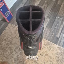 Titleist Tour Limited Edition Jet Black Premium Stadry Waterproof Golf Cart Bag Titleist Tour Limited Edition Jet Black Premium Stadry Waterproof Golf Cart Bag