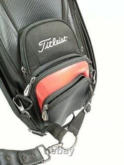 Titleist Tour Staff Cart Trolley Bag 6 Way / Rainhood / Strap