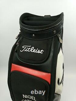 Titleist Tour Staff Cart Trolley Bag 6 Way / Rainhood / Strap