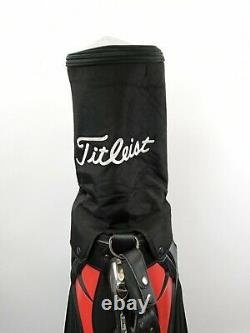 Titleist Tour Staff Cart Trolley Bag 6 Way / Rainhood / Strap