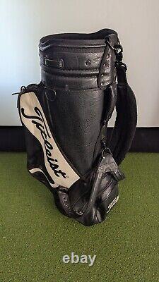 Titleist Vintage Staff Golf Cart Bag Black And White