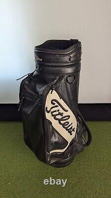 Titleist Vintage Staff Golf Cart Bag Black And White