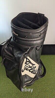 Titleist Vintage Staff Golf Cart Bag Black And White