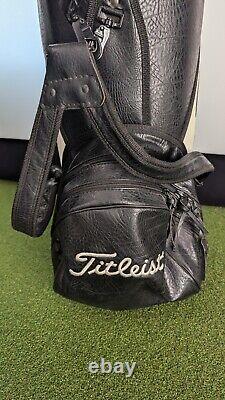 Titleist Vintage Staff Golf Cart Bag Black And White