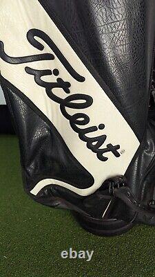 Titleist Vintage Staff Golf Cart Bag Black And White