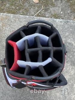 Titleist White/Black/Red Cart Golf Bag/14-Divider
