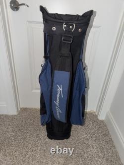 Tommy Armour 14-Way Divider Cart Bag Black Blue EVO II AMAZING CONDITION